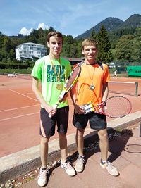 Jugend-Doppelmeister 2018 Lukas Stigloher und Maxi Wolf